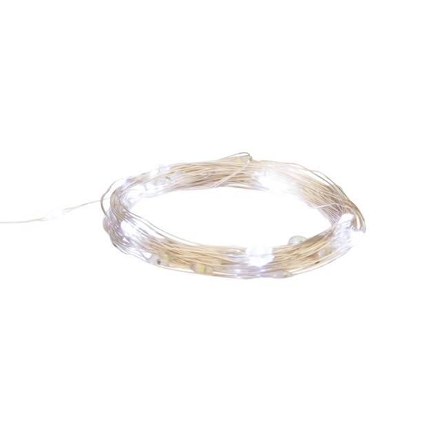 Гирлянда Роса 5 м, 50 LED, USB, белое свечение NEON-NIGHT Гирлянда Роса 5 м, 50 LED, USB, белое свечение NEON-NIGHT