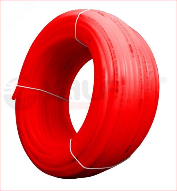 Труба из полиэтилена повышенной термостойкости    PE-RT 20х2.0 красная, бухта 100 м