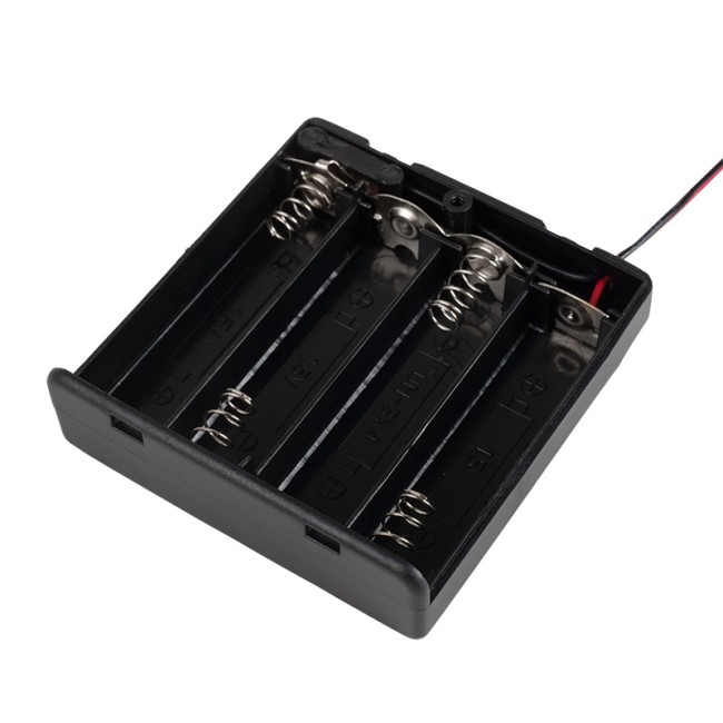 Отсек батарейный BH640, 4хАА (с проводами, закрытый), 1 штука Отсек батарейный BH640, 4хАА (с проводами, закрытый), 1 штука