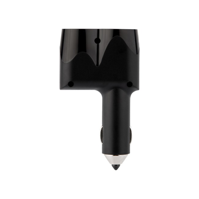 Автозарядка в прикуриватель REXANT АЗУ 2хUSB+гнездо, 12-24V, 5V,1 000mA