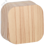 GLORY Выключатель одноклавишный наружный сосна 10А GLORY Выключатель одноклавишный наружный сосна 10А