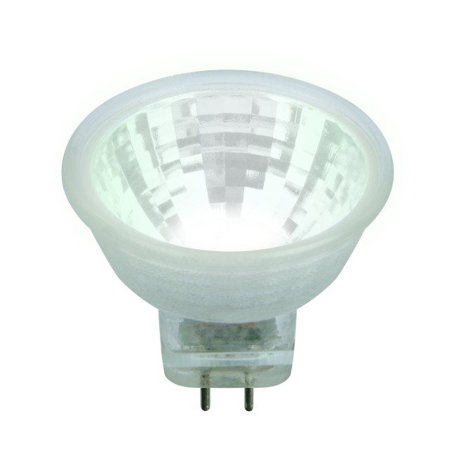 Лампа светодиодная, 220V. Прозрачная. Белый свет (4000K). Картон. ТМ Uniel.LED-MR11-3W/NW/GU4/220V GLZ21TR