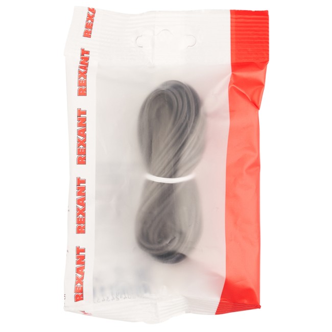 Провод автомобильный ПГВА/ПВАМ REXANT 1х0,75 мм черный, мини-бухта 5 метров