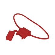 Держатель предохранителя типа Стандарт прямоугольный красный REXANT Держатель предохранителя типа Стандарт прямоугольный красный REXANT