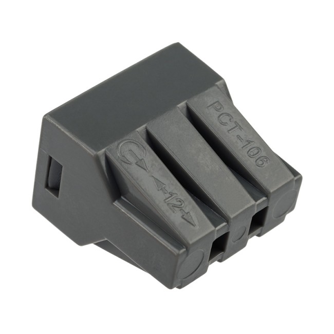 Экспресс-клемма с пастой СМК 773-306, 6-проводная до 2,5 мм², серая (50 шт/уп) REXANT Экспресс-клемма с пастой СМК 773-306, 6-проводная до 2,5 мм², серая (50 шт/уп) REXANT