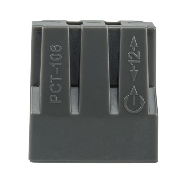 Экспресс-клемма с пастой СМК 773-306, 6-проводная до 2,5 мм², серая (50 шт/уп) REXANT Экспресс-клемма с пастой СМК 773-306, 6-проводная до 2,5 мм², серая (50 шт/уп) REXANT