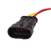 DJ7031-1.5-11 автомобильный разъем штекер с проводом 20 см (3-контактный) DJ7031-1.5-11 автомобильный разъем штекер с проводом 20 см (3-контактный)