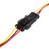 DJ7031-1.5-11 автомобильный разъем штекер с проводом 20 см (3-контактный)