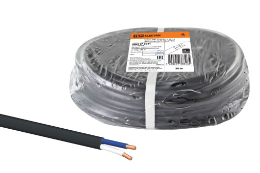 Кабель ВВГ-П нг(А)-LS 2х1,5 ок(N)-0,66 ГОСТ (20м) TDM Кабель ВВГ-П нг(А)-LS 2х1,5 ок(N)-0,66 ГОСТ (20м) TDM