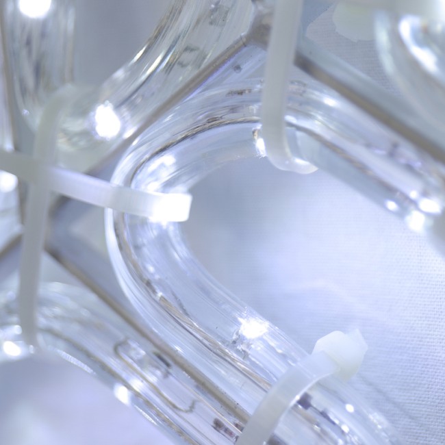 Фигура световая Снежинка цвет белый, размер 55x55 см, мерцающая NEON-NIGHT Фигура световая Снежинка цвет белый, размер 55x55 см, мерцающая NEON-NIGHT