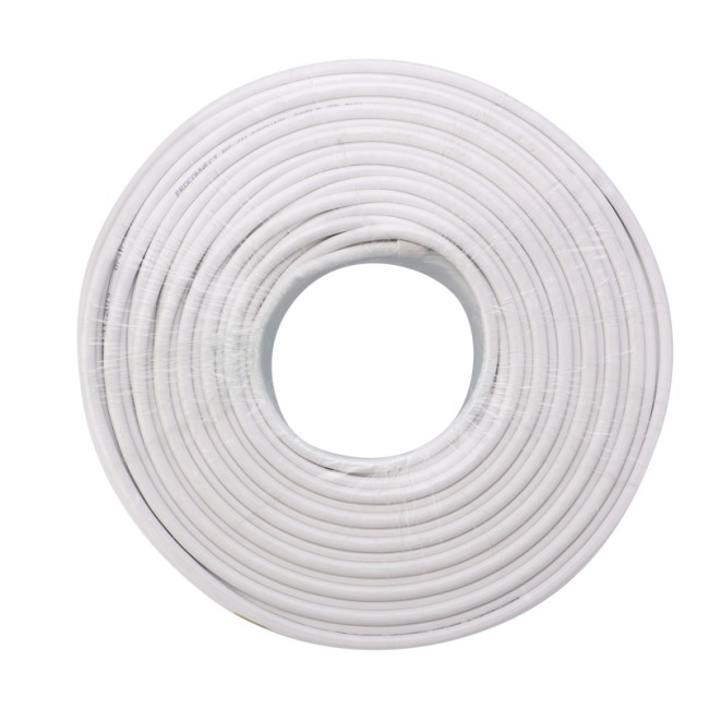 Кабель коаксиальный RG-6U, 75Ом, CCS/Al/Al, 32%, 100м, INDOOR, белый PROconnect Light 