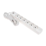 Удлинитель PREMIUM 6 гнезд, 3м, 3х1,5мм², с/з, 2 USB, белый REXANT Удлинитель PREMIUM 6 гнезд, 3м, 3х1,5мм², с/з, 2 USB, белый REXANT