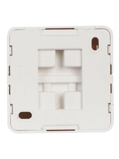 Выключатель 1-кл. ОП Октава 10А IP20 ВС20-1-0-ОБ 250В бел. GENERICA EVO10-K01-10-DC