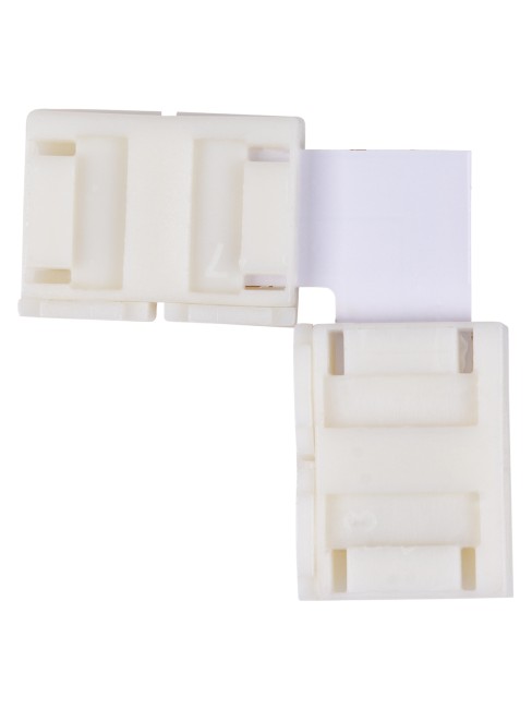 Коннектор для жесткого L-соединения двух светодиодных лент шириной 8 мм, TDM Коннектор для жесткого L-соединения двух светодиодных лент шириной 8 мм, TDM