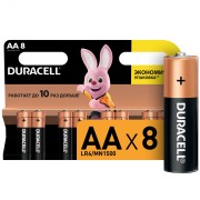 Элемент питания Duracell LR6-8BL BASIC (8/96/18240) Элемент питания Duracell LR6-8BL BASIC (8/96/18240)
