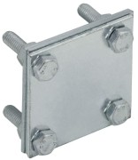 Зажим крестообразный с раздел. полоса-полоса 40мм оцинк. сталь HDZ IEK ZCC68-14-1-40 Зажим крестообразный с раздел. полоса-полоса 40мм оцинк. сталь HDZ IEK ZCC68-14-1-40