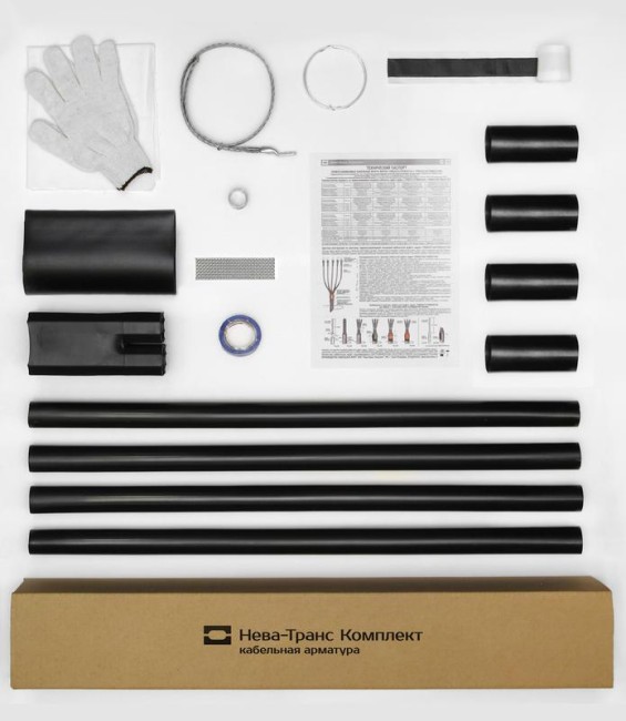 Муфта кабельная концевая универс. 1кВ 1ПКВ(Н)Тпб-4х(70-120) без наконечн. Нева-Транс Комплект 22020135