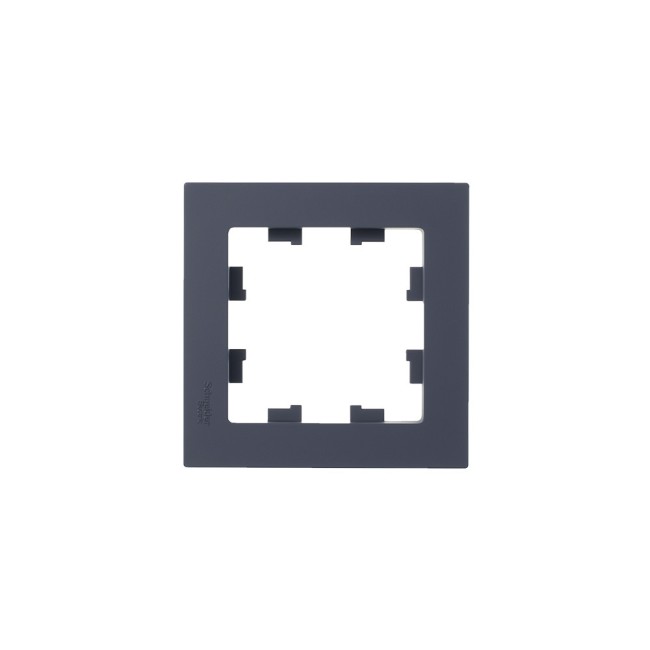 Рамка однопостовая ATLASDESIGN грифель