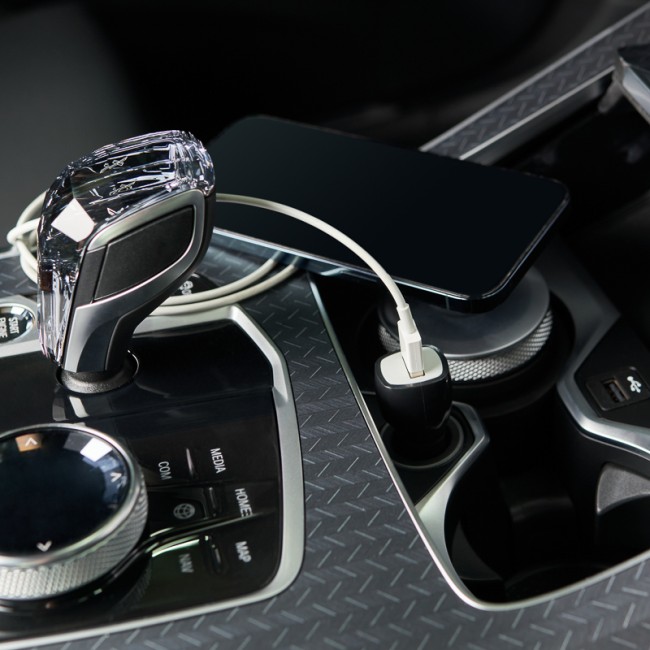 Зарядное устройство в прикуриватель REXANT USB, 5V, 1000mA, черное