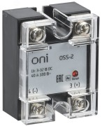 Реле твердотельное OSS-2 25А 380В AC 3-32В DC ONI Реле твердотельное OSS-2 25А 380В AC 3-32В DC ONI
