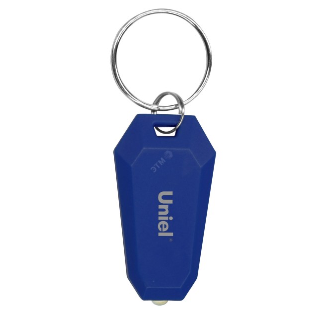 S-KL021-T BLUE Фонарь-брелок серии Стандарт. 1LED. 2*CR1220 н/к. Пластик. Синий. ТМ Uniel.