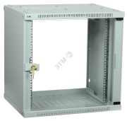 Шкаф LINEA WE 12U 600x450мм дверь стекло серый Шкаф LINEA WE 12U 600x450мм дверь стекло серый