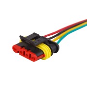 DJ7041-1.5-21 автомобильный разъем гнездо с проводом 20 см (4-контактный) DJ7041-1.5-21 автомобильный разъем гнездо с проводом 20 см (4-контактный)