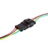 DJ7041-1.5-21 автомобильный разъем гнездо с проводом 20 см (4-контактный)