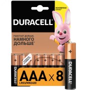 Элемент питания Duracell LR03-8BL BASIC (8/80/35280) Элемент питания Duracell LR03-8BL BASIC (8/80/35280)