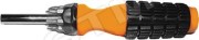 Отвертка 6 CrV бит, оранжевая ручка с антискользящей накладкой