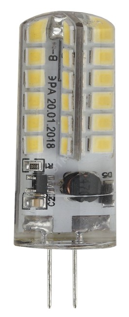Лампа светодиодная LED 3.5Вт JC 2700К G4 теплый капсула 12V