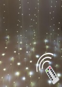 Гирлянда светодиодная "Роса" 3х3м +2м 300LED 10 нитей USB пульт КОСМОС KOC_CUR-U102 Гирлянда светодиодная "Роса" 3х3м +2м 300LED 10 нитей USB пульт КОСМОС KOC_CUR-U102