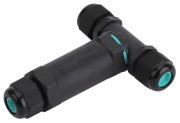Коннектор кабельный T-образный IP68 3-Pin (4/48/2016) NO-224-20 Коннектор кабельный T-образный IP68 3-Pin (4/48/2016) NO-224-20