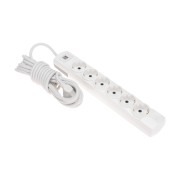 Удлинитель PREMIUM 6 гнезд, 5м, 3х1,5мм², с/з, 2 USB, белый REXANT Удлинитель PREMIUM 6 гнезд, 5м, 3х1,5мм², с/з, 2 USB, белый REXANT