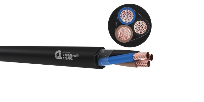Кабель силовой H07RN-F 3X10 450/750В
