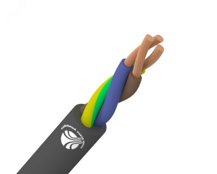 Провод ПВС 3х1.5 черный ТРТС Провод ПВС 3х1.5 черный ТРТС