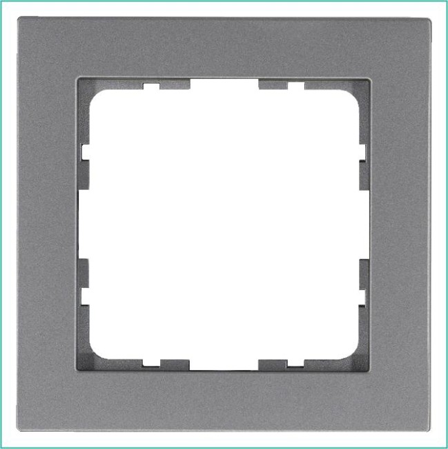 Рамка 1-м G-Classic алюм. Jasmart G1001S Рамка 1-м G-Classic алюм. Jasmart G1001S