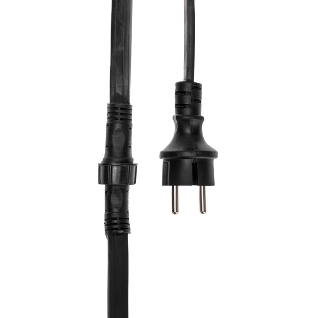 Уличная гирлянда Лофт 10м, черный каучук, 20 матовых ламп х 5 LED, влагостойкая IP44 Уличная гирлянда Лофт 10м, черный каучук, 20 матовых ламп х 5 LED, влагостойкая IP44