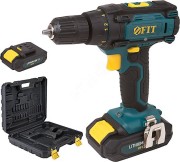 Дрель-Шуруповерт акк. 18.0 В, 0-450/1550 об/мин, 29.0 Нм, 2 (Li-Ion) 1.3 Ач, 1.5 ч., рез. накл., кейс Дрель-Шуруповерт акк. 18.0 В, 0-450/1550 об/мин, 29.0 Нм, 2 (Li-Ion) 1.3 Ач, 1.5 ч., рез. накл., кейс