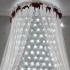 Гирлянда Сеть 1,8х1,5м, прозрачный ПВХ, 180 LED Белые
