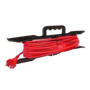 Удлинитель-шнур на рамке 1х30м без заземл. 16А IP20 3.5кВт ПВС 2х1.5 DOMTOK 2404