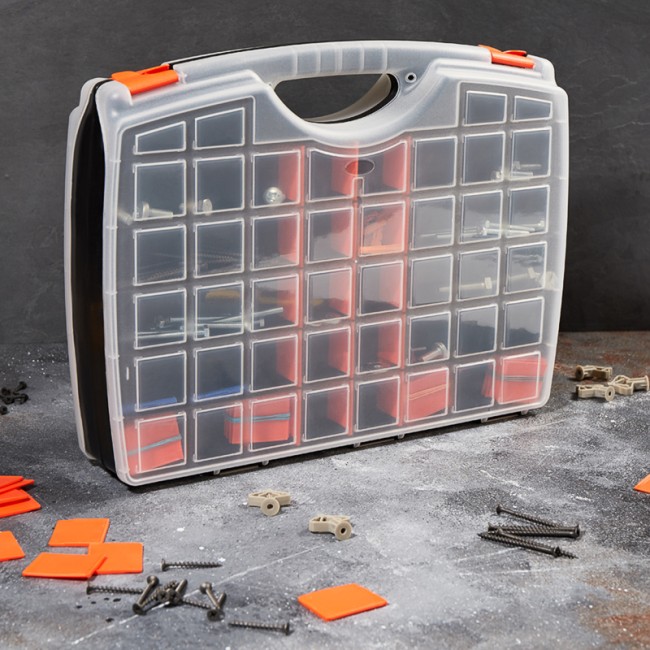 Ящик пластиковый универсальный (двойной) PROconnect, 425х330х85 мм Ящик пластиковый универсальный (двойной) PROconnect, 425х330х85 мм