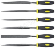 Надфили, прорезиненная ручка, 3х150 мм, 6 шт