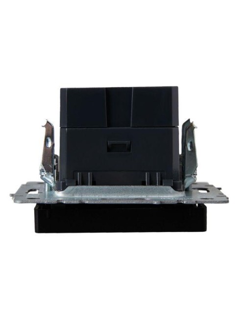 Розетка BRITE USB A+C 18Вт РЮ11-1-БрЧ механизм черн. IEK BR-U22-018-K02