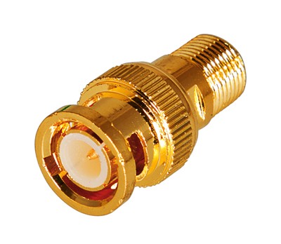 Переход гнездо F - штекер BNC GOLD REXANT