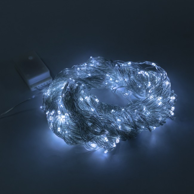 Гирлянда Светодиодный Дождь 3х2 м, эффект водопада, прозрачный провод, 230 В, диоды белые, 240 LED Гирлянда Светодиодный Дождь 3х2 м, эффект водопада, прозрачный провод, 230 В, диоды белые, 240 LED