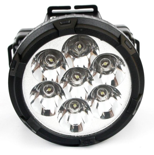 Фонарь аккумуляторный налобный LED5362 7LED 2 режима 220В пластик. черн. (бокс) Ultraflash 11256 Фонарь аккумуляторный налобный LED5362 7LED 2 режима 220В пластик. черн. (бокс) Ultraflash 11256