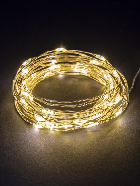 Гирлянда светодиодная "Роса100" 100LED, 10м, 3000К, 2хCR2032, TDM Гирлянда светодиодная "Роса100" 100LED, 10м, 3000К, 2хCR2032, TDM