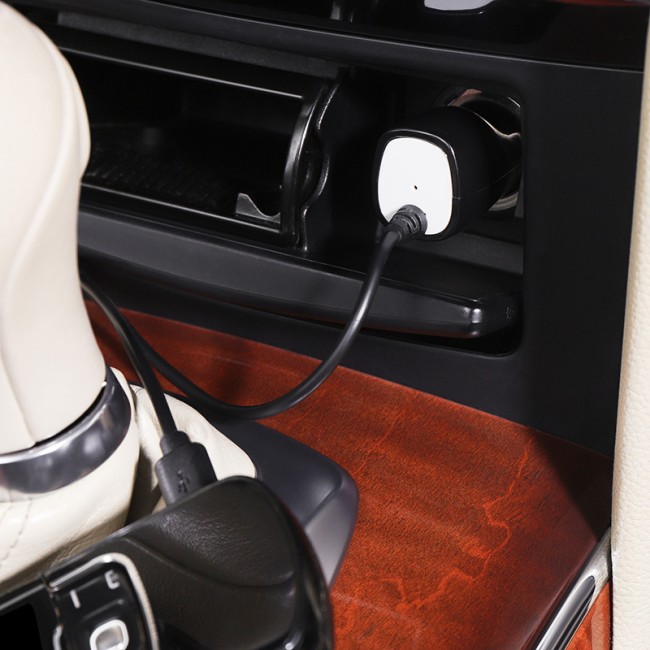 Автозарядка в прикуриватель microUSB (АЗУ) (5 V, 1000 mA) шнур прямой 1.2 м черная REXANT