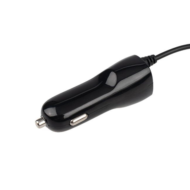 Автозарядка в прикуриватель microUSB (АЗУ) (5 V, 1000 mA) шнур прямой 1.2 м черная REXANT
